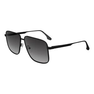 New VICTORIA BECKHAM Black Aviator VB243S 002 Sunglasses Women